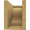 Ekena Millwork 6in. W x 8in. H x 12in. L Asheboro Woodgrain TimberThane Rafter Tail, Primed Tan RFTUR06X08X12ASHRCPR - alternate 5